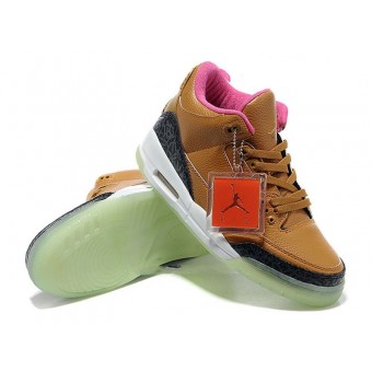 Air Jordan 3 (III)Threezy Pack(DeJesus Customs) Chaussures Jordan 2013 Pour Homme